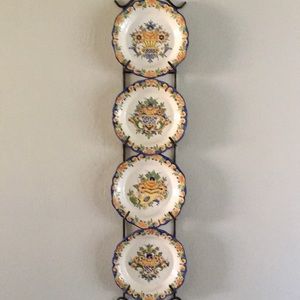 Pierre Deux plates collection of 4